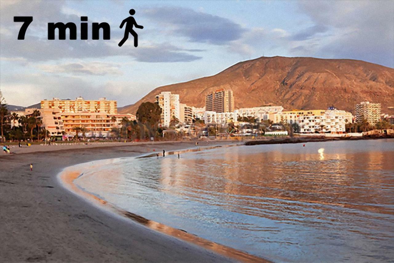 Jardin Canario Primera Linea De Playa Лос Кристианос Экстерьер фото